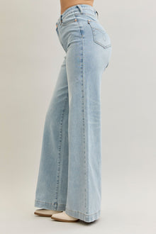 CROSS MY HEART WIDE LEG JEANS