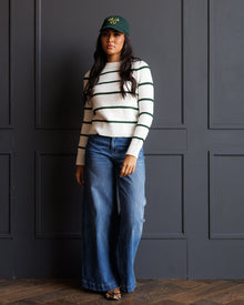 Stitch Stripe Crew