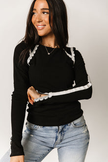 Laced In Love Long Sleeve - Black