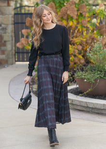 Blake Cinched-Sleeve Blouse