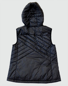 Powerstripe Hooded Down Vest