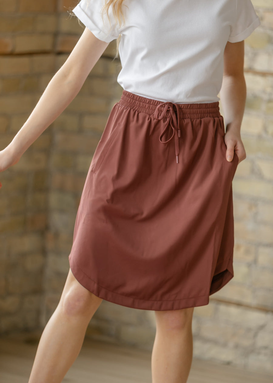 Kenedi Mulberry Athletic Skirt
